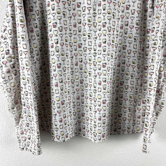 SanSoleil Golf Pullover Womens XXL Printed 1/4 Zip Cocktail UPF 50 Cooling - Picture 3 of 12